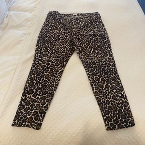 Corduroy Leopard pants